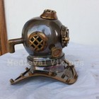 Hallowee Copper Brass Mini Divers Diving Helmet Vintage Us Navy Mark V Deep Sea
