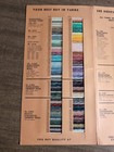 Vtg Frederick Herrschner Co  Yarn Knitting Color Card Catalog Sample Chicago 