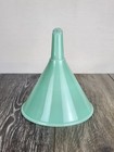 Jadeite Green Milk Glass Heavy Ribbed Funnel 8oz - Retro Kitchenware