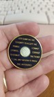 Blue Silver Gold Tri-plate Alcoholics Anonymous  Aa 30 Year Medallion Token Coin