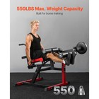 Uimoso Seated Leg Curl And Extension Machine For Thighs  Supports Up To 550 Lbs