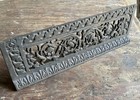 Ornate Antique Vintage Cast Iron Fire Grate Fireplace 