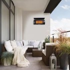31500 Btu Natural Gas Infrared Patio Heater Wall Mounted Outdoor Heating