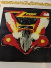 Vintage 1980s Zz Top Glass Carnival Mirror Glass Original 8  X 8  Eliminator