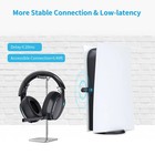Wireless Gaming Headset Captain 300 Black Xbox Ps5 Ps4 Pc Bluetooth Mic Stereo 