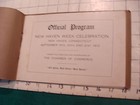 Vintage Booklet  Official Program New Haven Week Sept 19-21--1912  Conn 