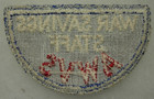 Ww2 Awvs Twill Patch - American Womens Volunteer Service War Savings Staff Xb