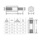 Us 320pcs Plastic Nylon M3 Male Female Hex Column Standoff Spacer Phillips Screw