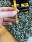 Vintage Gillette Gold Tone Metal Safety Razor Set W  Case