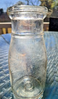 Vintage Mecklenburg Dairy Co   Inc  Embossed Half Pint Milk Bottle  N  Carolina
