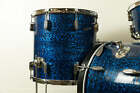 1960s Rogers Swingtime Blue Onyx Pearl Drum Set
