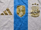 Nwt Adidas 2022 Argentina World Cup Champions Authentic Soccer Jersey Mens M