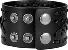 Punk Leather Wristbands For Men Bracelets Handmade Wide Cuff Bangle Brai