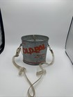 Vintage Minnow Bucket Old Pal By Woodstream Corp Galvanized Fishing Pail