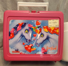 Vintage 1990s Lisa Frank Thermos Lunchbox And Thermos