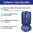 Zoom Deflator Tube Fits Lte Max Xlt Blowers For Inflatable Bounce House