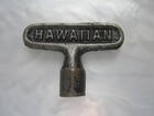 Rare Nice Original Vintage Hollywood Hawaiian Hotel Advertising Cast Iron Key