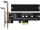 M 2 Pcie Nvme X1 Adapter With Aluminum Heat Sink  Support Pcie 3 0 4 0 X1 X4 