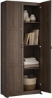 Home Office Wooden Storage Cabinet Large Capacity Organizer Bedroom Storage Unit