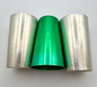 Vintage Anodized Aluminum Shot Glasses Set Of 6 Japan Mcm Colorful Barware