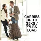 Foldable Plastic Folding Cart Lightweight Folding Shopping Trolley Mini Luggage