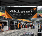 Mclaren Formula 1 Flag Banner 71x24  Garage Sign Workshop Man Cave Wall Decor