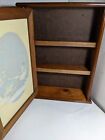 Vintage Stained Glass Spice Cabinet