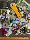 Build Lot Vtg Sewing Craft Notions Sewing Needles Presser Foot Scissors