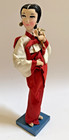 Vintage Gorgeous Korean Doll Figurine Japan Asian In Traditional Dress