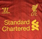 2013-14 Warrior Liverpool Fc Luis Suarez Home Jersey Men s Large  7 Signed Read