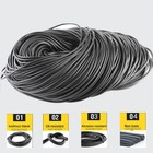 Solid Nitrile Rubber Cord Abrasion-resistant Oil-resistant Seal Dia 2-30 Mm