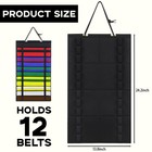Karate Belt Display Rack Martial Arts Belt Display Holds 12 Belts Taekwondo