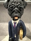 Conversation Concepts Doggie Lawyer Depicting A Black Pug In Business Suit 7 5   