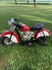 Vtg  Childs Ride-on Toy Indian Chief Motorcycle Electric Great For Display  