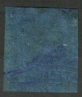 British Guiana The Scarce 1862 Qv 4c Blue Fine Used Cat   1400