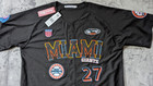 Miami Giants  27   Negro League Baseball Jersey  Nwt  125 Headgear 3xl