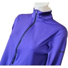 Nike Pro Hyperwarm Dri Fit 1 2 Zip Running Compression Womens Medium Purple R3
