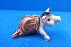 Vintage 1993 Hagen Renaker Miniature Pig Figurine   Pig In A Poke A-3109