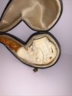 Amazing Claw Holds Calabash Pipe New Meerschaum Handmade W Case 