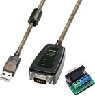 Dtech Usb 2 0 To Rs422 Rs485 Serial Port Converter Adapter Cable 5ft  Black