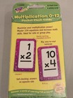 Trend Enterprises  Multiplication 0-12 Pocket Flash Cards