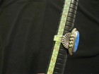 Vintage Southwestern Style Sterling Silver And Lapis Ring  Sz 8  Navajo Sterling