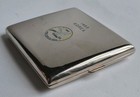 Vintage 1953 Korean War Usaf 6167th Operations Squadron Chrome Cigarette Case