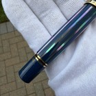 Pelikan M1000 Blue Urushi   Raden  18k Fine  f  Nib  New 