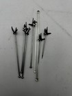 Vintage Flying Duck Cocktail Swizzle Sticks Set Metal Glass Bar Stirrers Lot