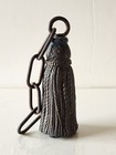 Antique Victorian Era Cast Iron Tassel Shaped Fence Gate Weight