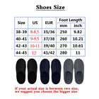 Mens Slippers  Fuzzy Lined Bedroom Memory Foam Slip On Closed Toe House Shoe