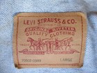 Vtg Made In Usa Levi   s Denim 4 Pocket Trucker Jacket  Large  70507 0389