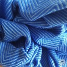 Cashmere Throw Blanket Khare Handwoven Nepal Blue 51x102 In