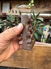 Collectible 1800 s Rare Old Wooden Hand Carved Figure God Ganesha 4 X 2 